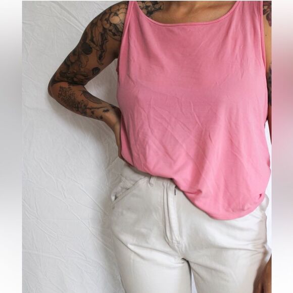 Eileen Fisher Tops - Eileen Fisher 100% Silk Pink Tank Top